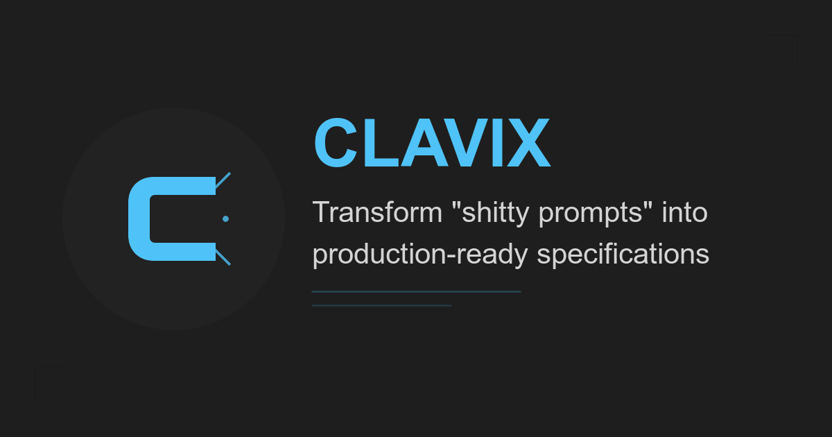 Clavix screenshot